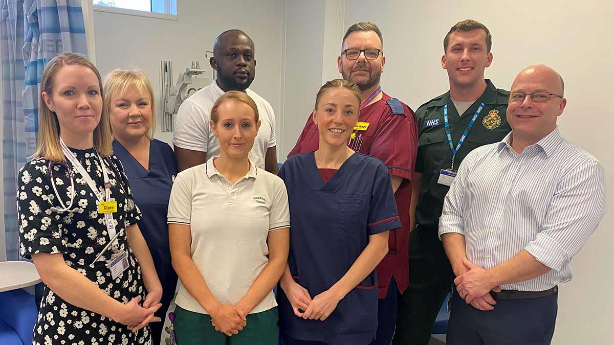 Staff on the new Frailty Same Day Emergency Care Unit at Queen Elizabeth Hospital Birmingham