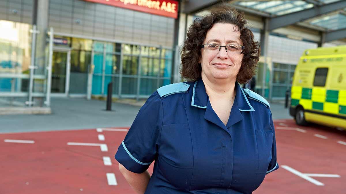 Chief Nursing Officer Margaret Garbett, who began her nursing journey at the Queen Elizabeth School of Nursing in 1987.